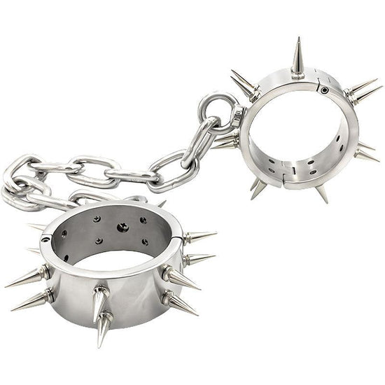 THORN GARDEN™ about 2kg height 4cm Stainless steel ankle cuffs free shipping