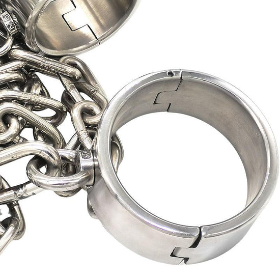 THORN GARDEN™ 4500g bdsm Stainless Steel Shackles Restraint Set and free shipping