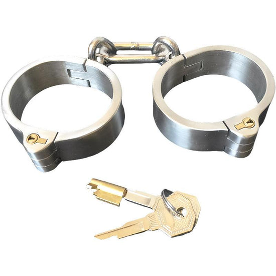 THORN GARDEN™ 0.6kg 2.2cm heigh Stainless steel latch lock handcuffs free shipping