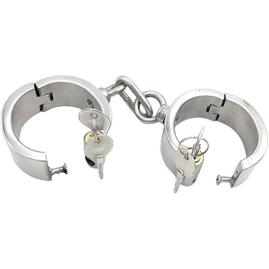 THORN GARDEN™ 0.8kg 3cm high Stainless steel lock handcuffs free shipping