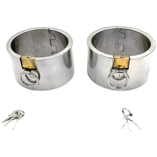 THORN GARDEN™ 1.3kg height 5cm stainless steel ankle cuffs and free shipping