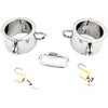 THORN GARDEN™ about 1kg 4cm heigh Stainless steel padlock handcuffs free shipping