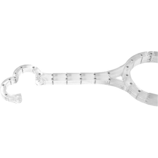 THORN GARDEN™ transparent straight bar wrist and neck cuffs free shipping