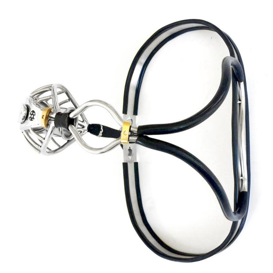 THORN GARDEN™ All-in-One Chastity Belt with Built-In Lock - Secure BDSM Play