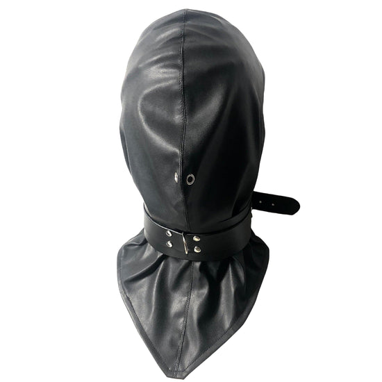 THORN GARDEN™ Adjustable Leather Stretch Hood for BDSM Play