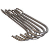 THORN GARDEN™ Polished Flared Base Stainless Steel Anal Hook - 304 Corrosion-Resistant Material, 1.2cm Diameter, 22.8cm Length, Expanded Loop Size 1.2 x 3.6cm