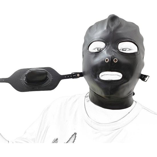 THORN GARDEN™ bondage Open Mouth leather Hood free shipping