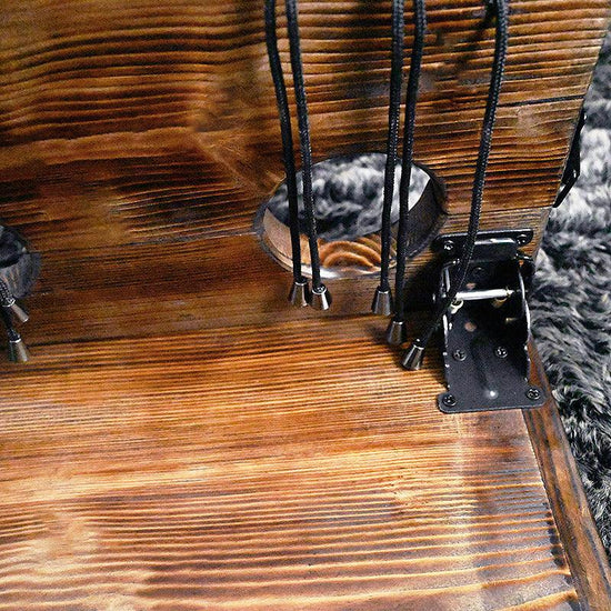 THORN GARDEN™ foot-tickling wooden pillory