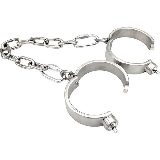 THORN GARDEN™ about 1kg height 2.5cm metal bondage ankle cuffs and free shipping