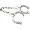 THORN GARDEN™ about 1kg height 2.5cm metal bondage ankle cuffs and free shipping