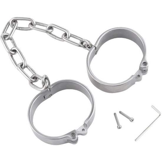 THORN GARDEN™ about 1kg height 3cm metal bodnage ankle cuffs and free shipping