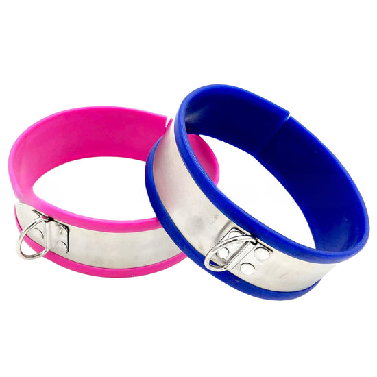 THORN GARDEN™ Customizable 304 Stainless Steel Silicone Collars for BDSM