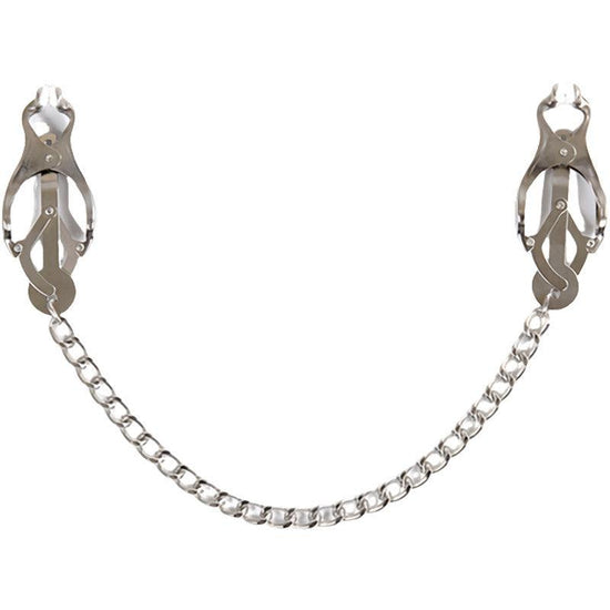 THORN GARDEN™ Butterfly Nipple Clamps with Locking Chain free shipping