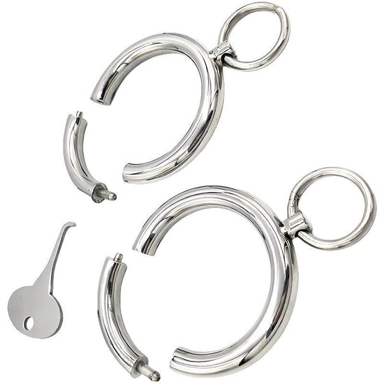 THORN GARDEN™ 0.2kg Stainless steel ring handcuffs with free shipping