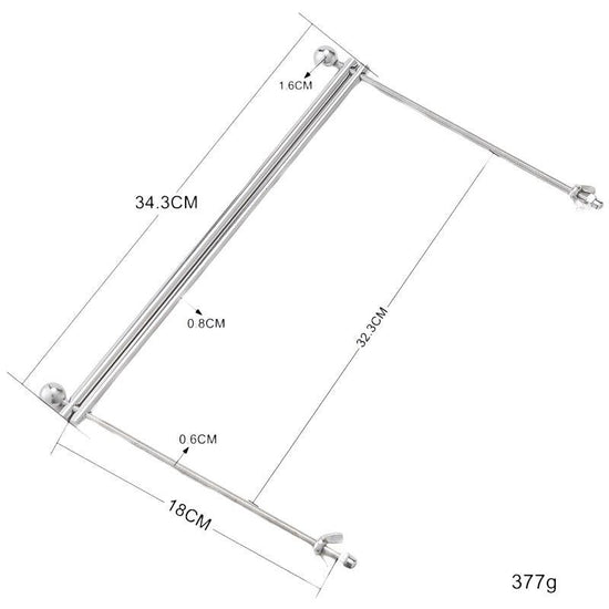 THORN GARDEN™ Stainless Steel straight bar Breast Clamps free shipping