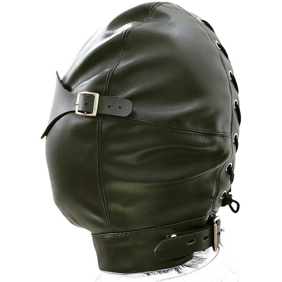 THORN GARDEN™ bdsm leather Hood with eye mask free shipping