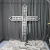 THORN GARDEN™ metal st andrews cross - free shipping