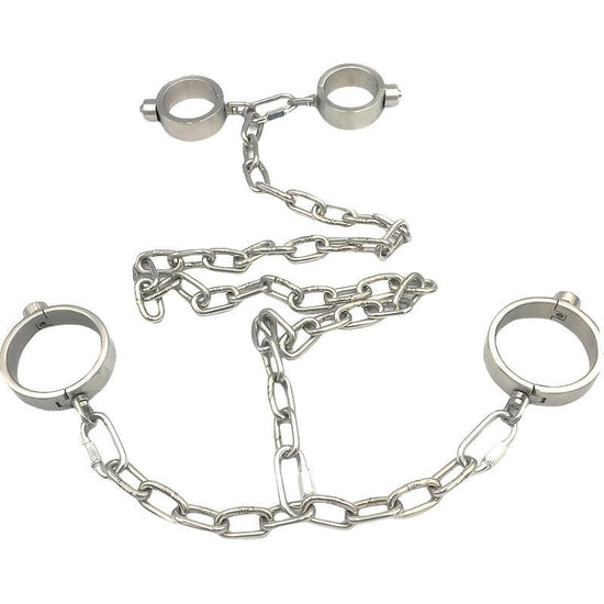 THORN GARDEN™ 3200g 2.5cm heigh Stainless Steel Hand, Foot and Neck Restraint Set