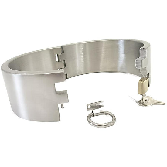 THORN GARDEN™ 1.2kg 5cm high stainless steel bdsm collar with lock and free shipping
