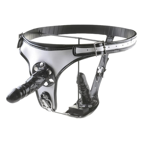 THORN GARDEN™ Removable dildo leather pants free shipping