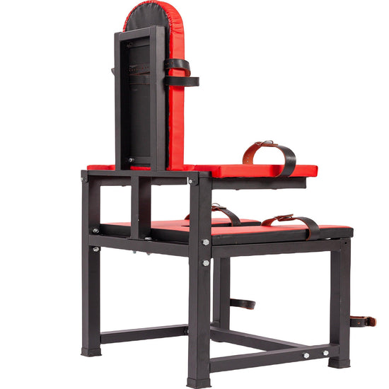 THORN GARDEN™ Red Leather Bdsm Bondage Chair - free shipping