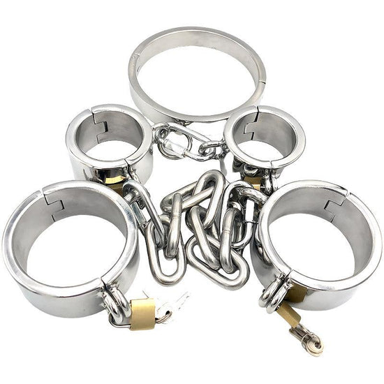 THORN GARDEN™ 6.17Ib 1.57in heigh Hand, foot and neck restraint set free shipping