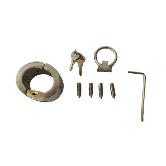 THORN GARDEN™ High-Quality Stainless Steel Cock and Ball Crusher with Lock