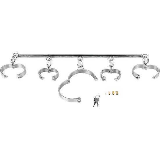 THORN GARDEN™ 1.65/1.75kg long 58cm Integrated metal bondage for hands, feet and neck
