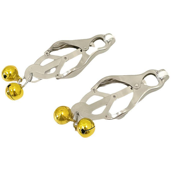 THORN GARDEN™ Double bell butterfly nipple clamp labia clamp free shipping