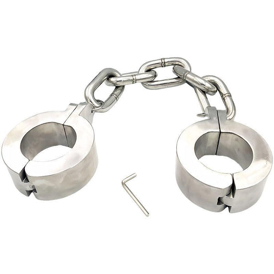THORN GARDEN™ 12/14kg 6cm heigh 3cm thick stainless steel ankle cuffs and free shipping