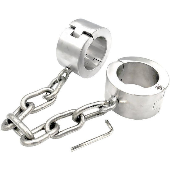 THORN GARDEN™ about 6.3kg height 6cm stainless steel ankle cuffs and free shipping
