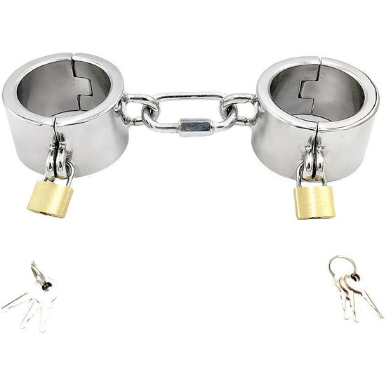 THORN GARDEN™ about 1kg 4cm heigh Stainless steel padlock handcuffs free shipping