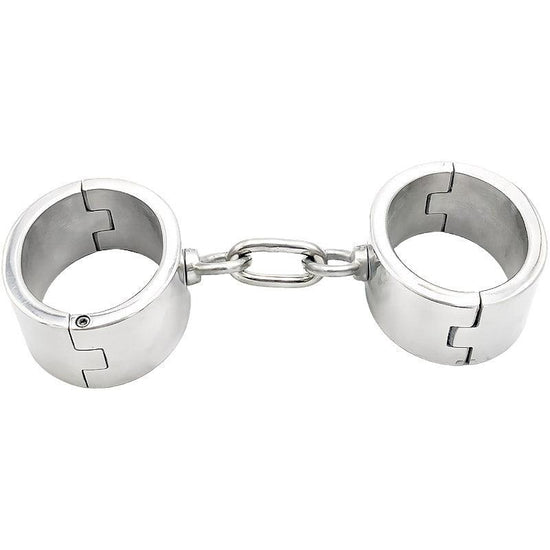 THORN GARDEN™ about 1kg 4cm high Stainless steel screw lock handcuffs with free shipping