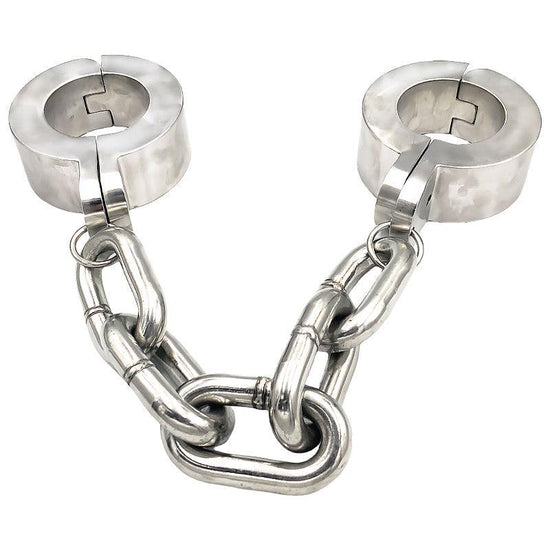 THORN GARDEN™ 12/14kg 6cm heigh 3cm thick stainless steel ankle cuffs and free shipping