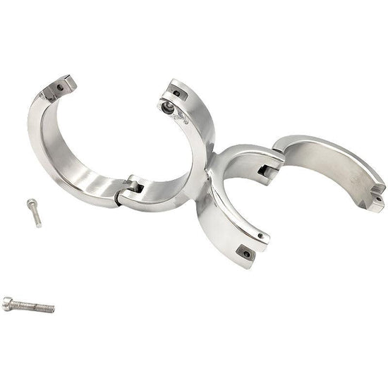 THORN GARDEN™ about 0.5kg 2cm high Stainless steel screw lock 8 shape handcuffs