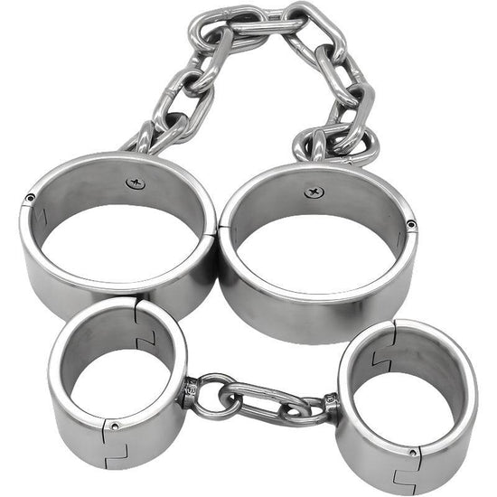 THORN GARDEN™ 800g height 4cm bdsm stainless steel handcuffs and free shipping