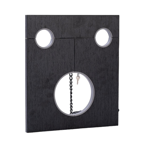 THORN GARDEN™ Discover the Mysteries of BDSM with Ancient Black Wooden Shackles