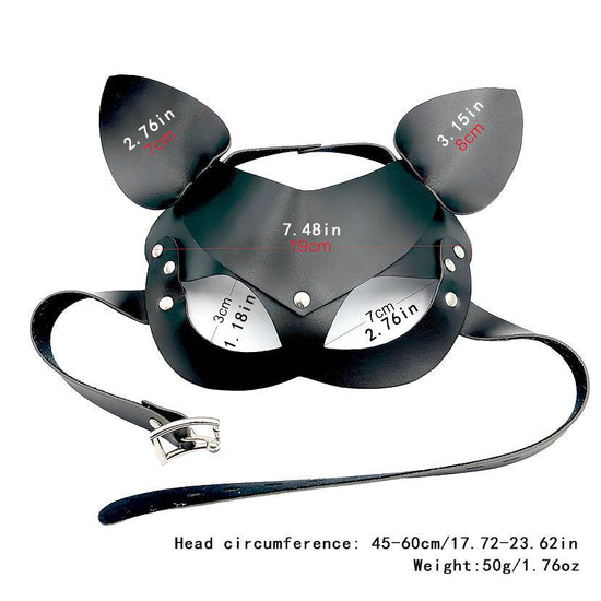 THORN GARDEN™ Handmade leather face mask free shipping