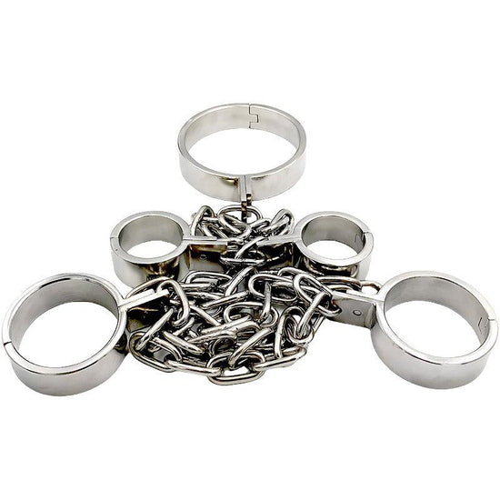 THORN GARDEN™ 3600g 3cm heigh Integrated neck hand and foot cuffs free shipping