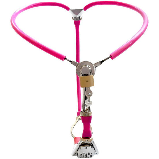 THORN GARDEN™ Female invisible chastity belt with vaginal plug butt plug free shipping