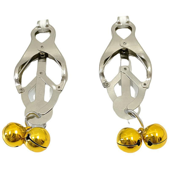 THORN GARDEN™ Double bell butterfly nipple clamp labia clamp free shipping