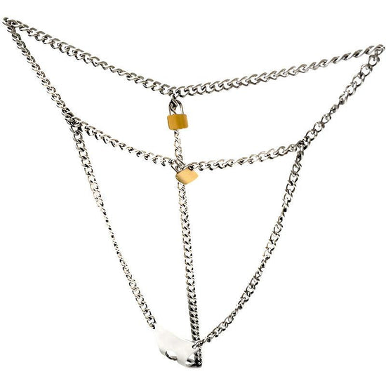 THORN GARDEN™ Stainless steel female invisible chastity belt with lock free shippng