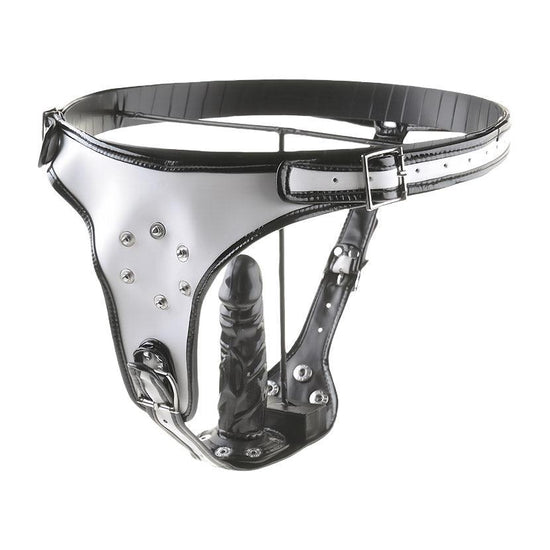 THORN GARDEN™ Removable dildo leather pants free shipping