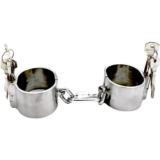 THORN GARDEN™ 0.75kg 4cm heigh Stainless steel latch lock handcuffs with free shipping
