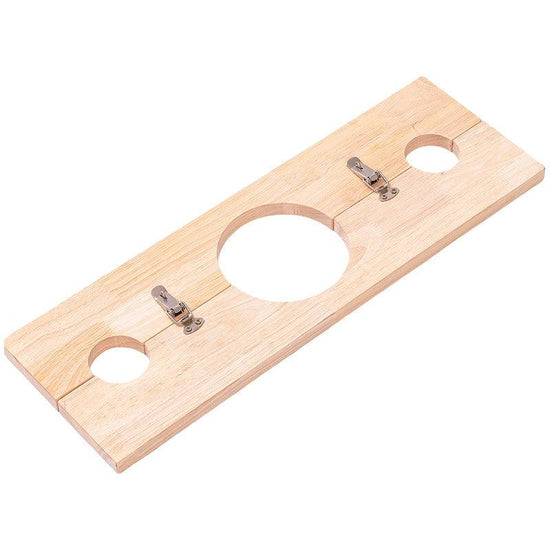 THORN GARDEN™ Wooden Bondage Wooden shackle integrated with hand and neck