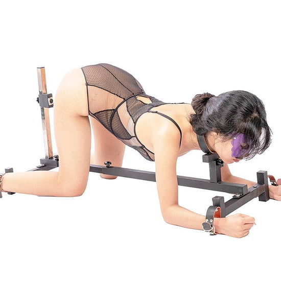 THORN GARDEN™ DoggyStyle Four-Limb Bondage rack with leather cuffs- free shipipng