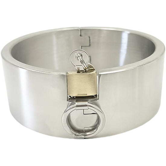 THORN GARDEN™ 1.2kg 5cm high stainless steel bdsm collar with lock and free shipping