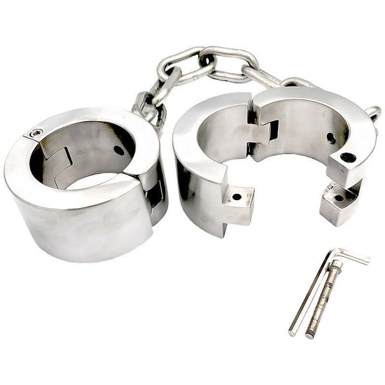 THORN GARDEN™ about 6.3kg height 6cm stainless steel ankle cuffs and free shipping