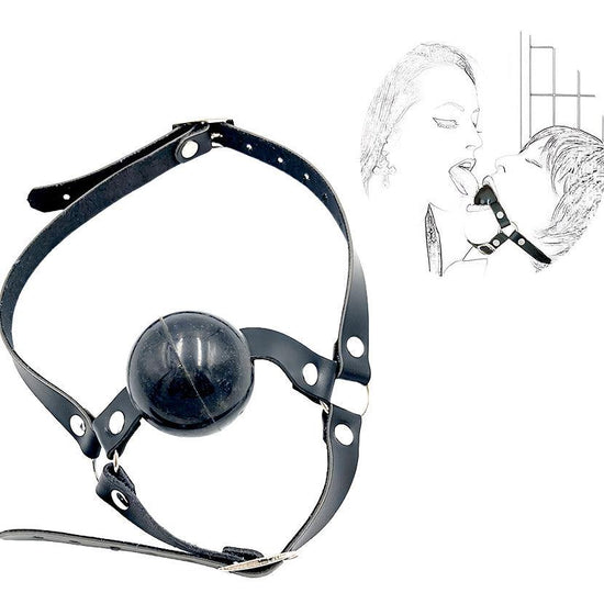 THORN GARDEN™ One Size Black Silicone Sex Oral Plug Free Shipping