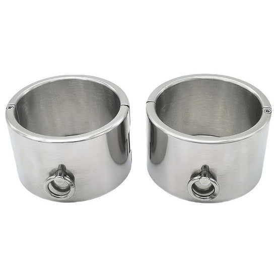 THORN GARDEN™ 4600g 60mm high bdsm Stainless Steel Shackles Restraint Set and free shipping